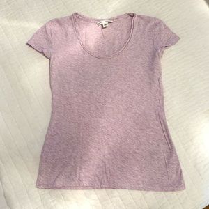 XS Lavender tee Banana Republic